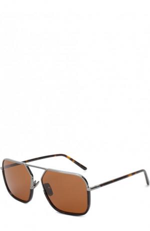 Солнцезащитные очки Dolce & Gabbana. Цвет: коричневый
