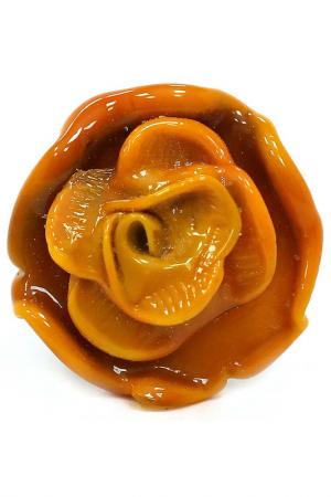 Кольцо Tuberose Divetro. Цвет: коричнево-оранжевый