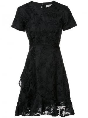 Короткое платье Maples Zimmermann. Цвет: чёрный