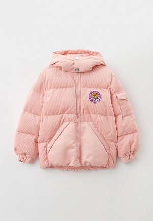 Куртка утепленная Moschino Kid. Цвет: розовый