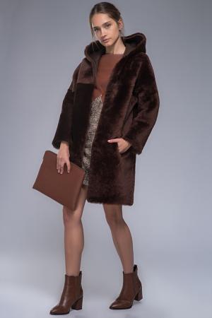 Fur coat VESPUCCI BY VSP. Цвет: коричневый