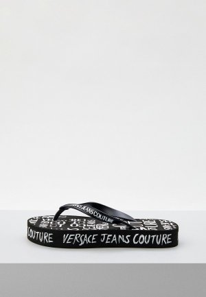 Сланцы Versace Jeans Couture. Цвет: черный
