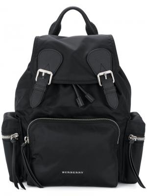 Рюкзак с логотипом Burberry. Цвет: чёрный