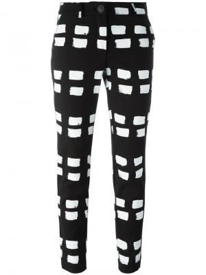 Укороченные брюки кроя слим Vivienne Westwood Anglomania. Цвет: чёрный