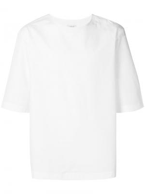 Half sleeve oversized T-shirt Lemaire. Цвет: белый