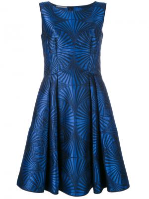 Платье Abito Alberta Ferretti. Цвет: синий
