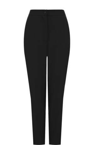 Укороченные однотонные брюки со стрелками Dolce & Gabbana. Цвет: черный