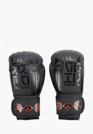 Перчатки боксерские Hardcore Training. Цвет: черный