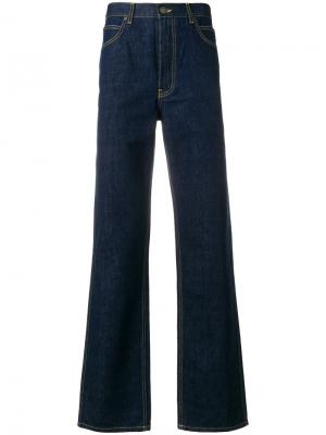 Расклешенные джинсы Calvin Klein 205W39nyc. Цвет: синий