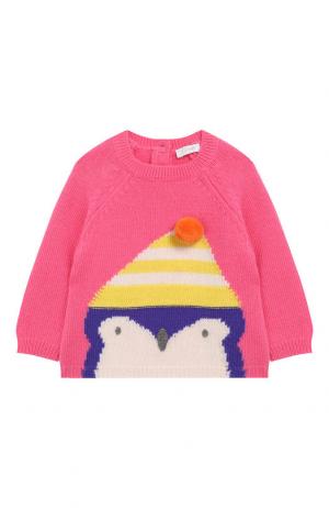 Шерстяной пуловер Il Gufo. Цвет: розовый