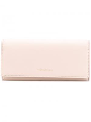 Узкий кошелек с откидным клапаном Alexander McQueen. Цвет: розовый и фиолетовый