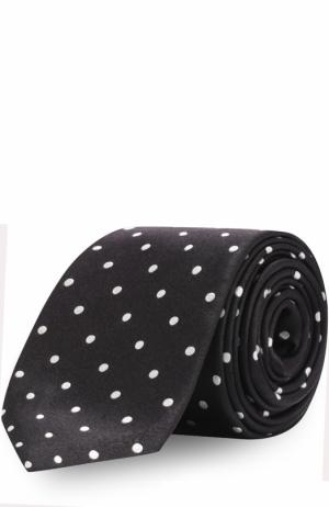 Шелковый галстук Dolce & Gabbana. Цвет: черный