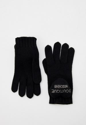 Перчатки Boutique Moschino. Цвет: черный