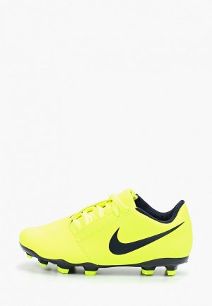 Бутсы Nike. Цвет: желтый