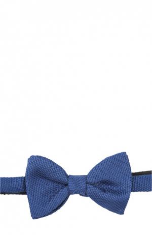 Шелковый галстук-бабочка Lanvin. Цвет: голубой