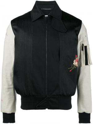 Куртка-бомбер army Saint Laurent. Цвет: чёрный