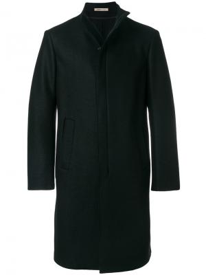 Удлиненное классическое пальто Armani Collezioni. Цвет: чёрный