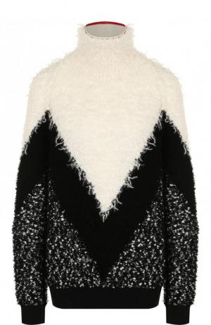 Пуловер свободного кроя с воротником-стойкой Givenchy. Цвет: разноцветный
