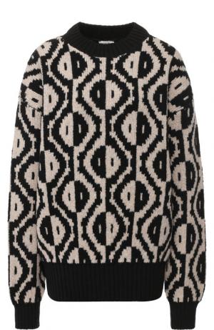 Пуловер из смеси шерсти и кашемира Dries Van Noten. Цвет: черный