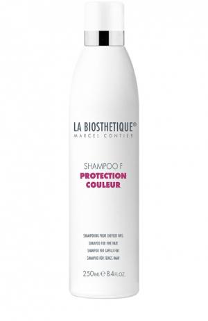 Шампунь с комплексом защиты цвета для окрашенных волос La Biosthetique. Цвет: бесцветный