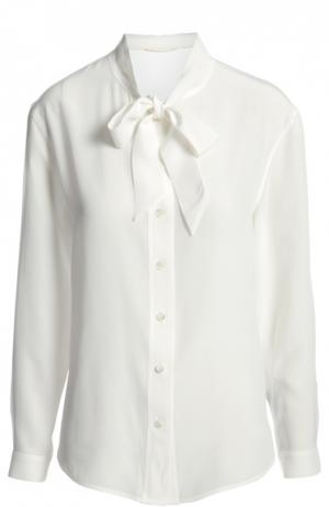 Блуза Saint Laurent. Цвет: белый