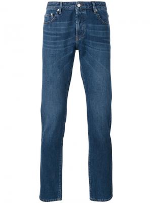 Зауженные джинсы Officine Generale. Цвет: синий