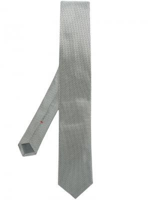 Галстук с текстурной фактурой Jil Sander. Цвет: серый