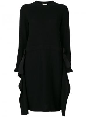 Платье с длинными рукавами Fendi. Цвет: чёрный