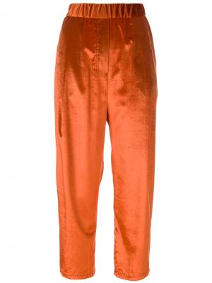 Свободные брюки Damir Doma. Цвет: жёлтый и оранжевый