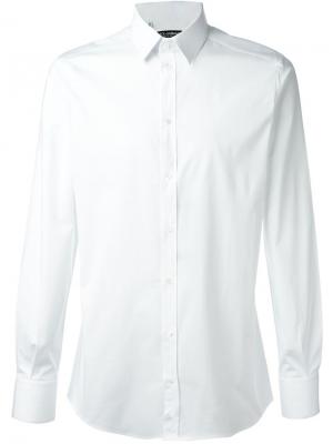 Классическая рубашка Dolce & Gabbana. Цвет: белый