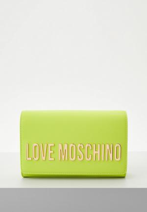 Сумка Love Moschino. Цвет: зеленый