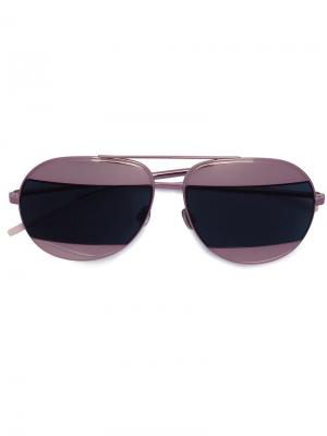 Солнцезащитные очки Diorsplit 1 Dior Eyewear. Цвет: розовый и фиолетовый