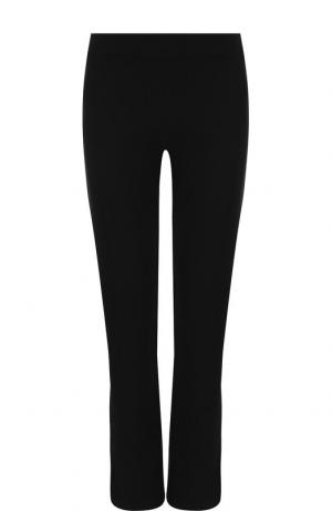 Однотонные шерстяные брюки Giorgio Armani. Цвет: черный