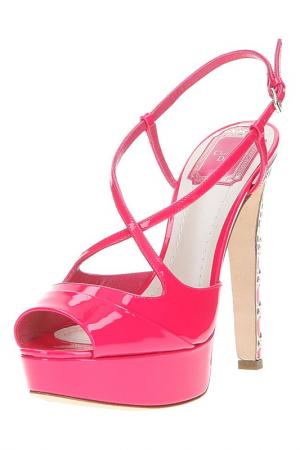 Босоножки Christian Dior. Цвет: бордовый