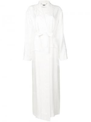 Long belted kimono Givenchy. Цвет: белый