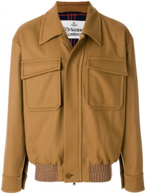 Куртка с накладными карманами Vivienne Westwood. Цвет: коричневый
