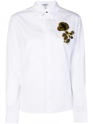 Рубашка с воротником Kenzo. Цвет: белый