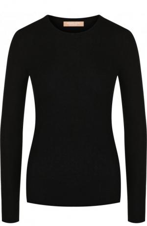 Кашемировый пуловер с круглым вырезом Michael Kors Collection. Цвет: черный