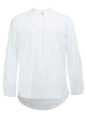 Рубашка с воротником-стойкой Faith Connexion. Цвет: белый
