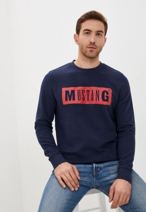 Свитшот Mustang. Цвет: синий
