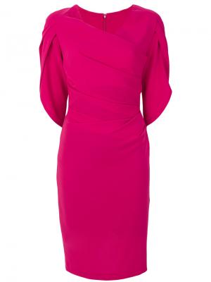 Платье Ponce Talbot Runhof. Цвет: розовый и фиолетовый
