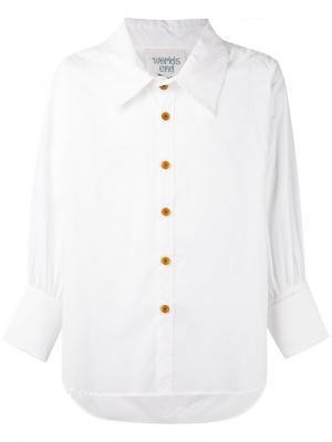 Рубашка World End Vivienne Westwood. Цвет: белый
