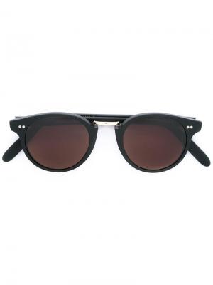 Круглые солнцезащитные очки Cutler & Gross. Цвет: чёрный