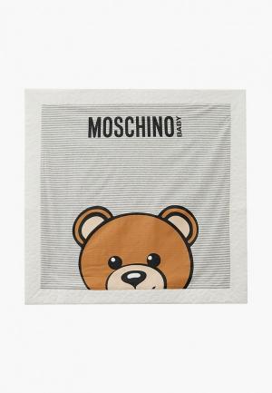 Одеяло детское Moschino. Цвет: серый