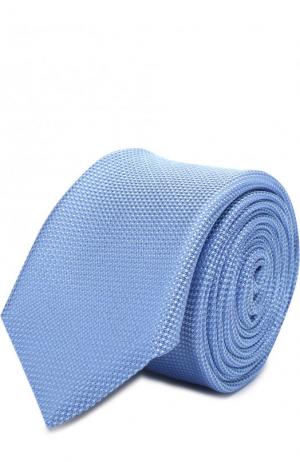 Шелковый галстук BOSS. Цвет: синий