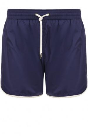 Плавки-шорты с карманами Ermenegildo Zegna. Цвет: синий