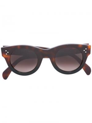 Солнцезащитные очки Audrey Céline Eyewear. Цвет: коричневый