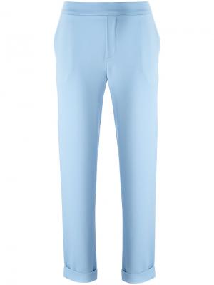 Узкие брюки с отворотами P.A.R.O.S.H.. Цвет: синий