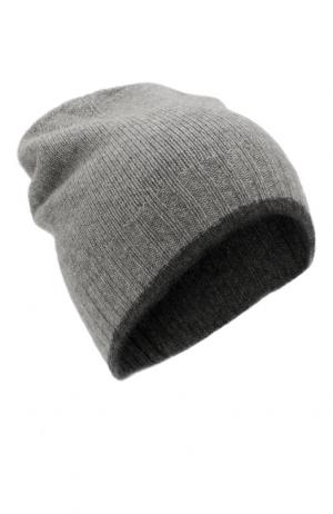 Кашемировая шапка TSUM Collection. Цвет: серый