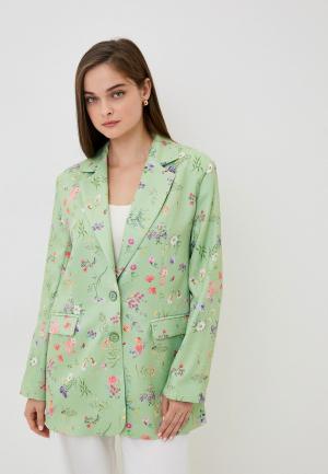 Пиджак TrendyAngel. Цвет: зеленый